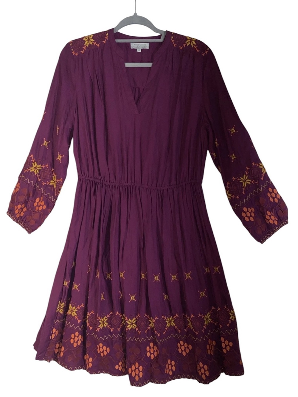 World Market Embroidered Dress Boho Festival